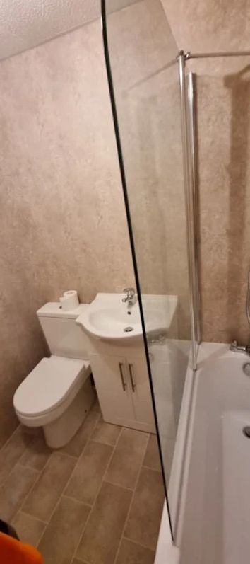 Full bathroom refit with bath, vanity and WC