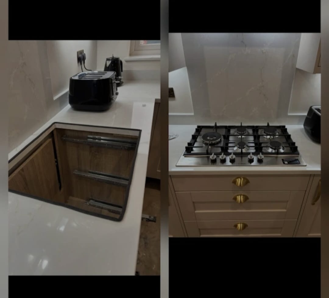 Kitchen oven installation